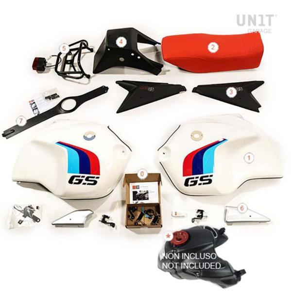 Kit sella Unit Garage bianco/rosso BMW R120 G/S R 2008-2012